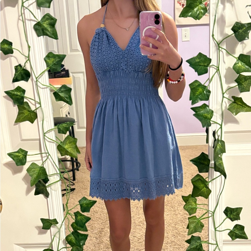 Blanco Blue Summer Dress! Size M